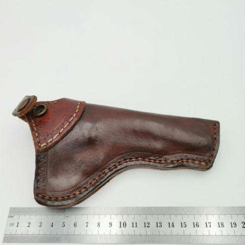 Vintage Leather revolver gun holster