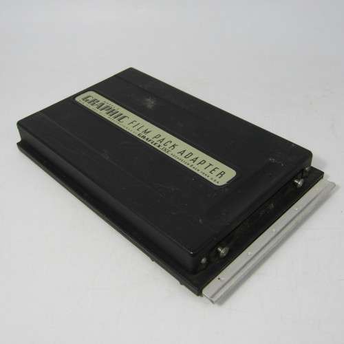 Vintage Graphic film pack adapter