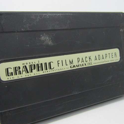 Vintage Graphic film pack adapter