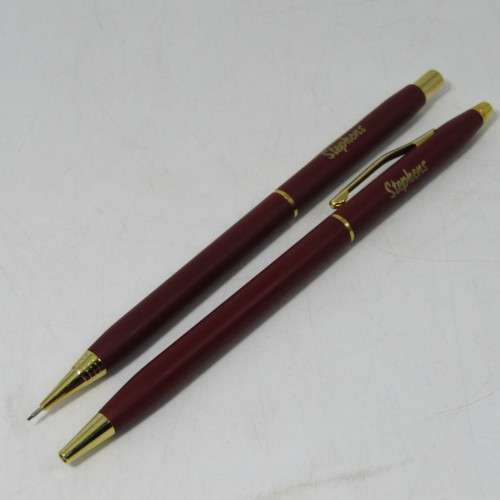 Vintage Stephens pen and pencil set