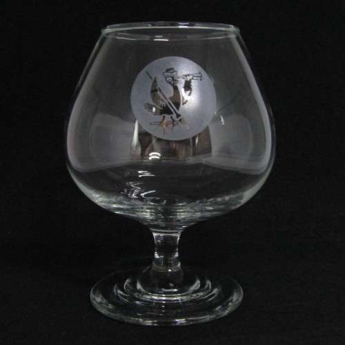 1970`s SA Womans Auxiliary Naval service (SWANS) cognac glass - rare