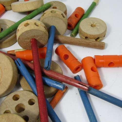 Vintage Tinkertoy Little designer construction set