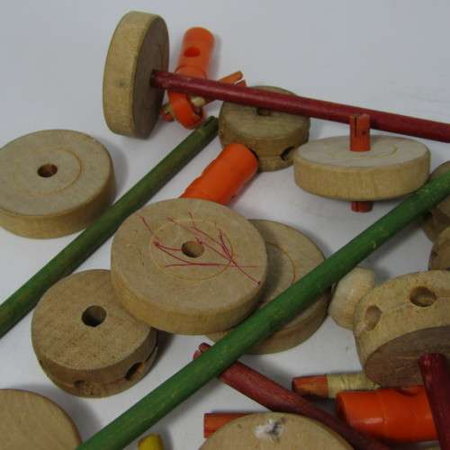 Vintage Tinkertoy Little designer construction set