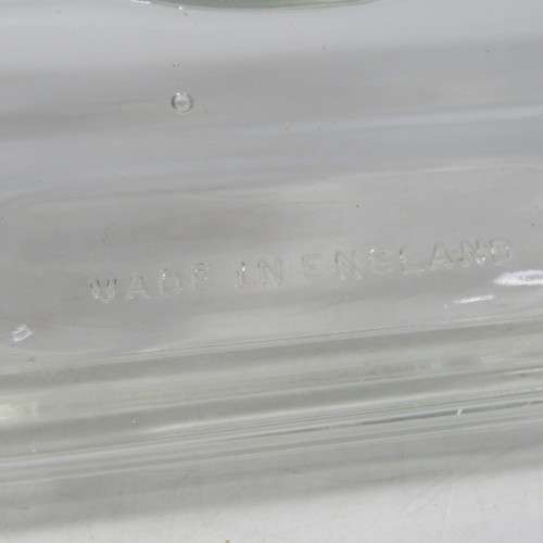Antique English glass writing station