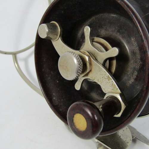 Vintage 1960`s Charles Alvey and Son fishing reel