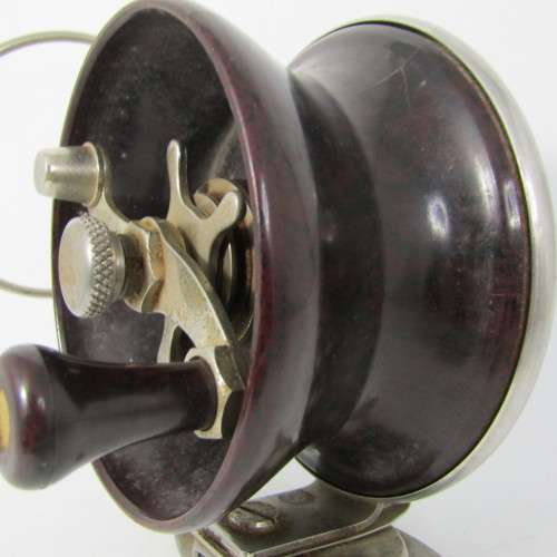 Vintage 1960`s Charles Alvey and Son fishing reel