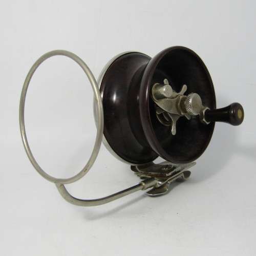 Vintage 1960`s Charles Alvey and Son fishing reel