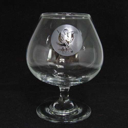 Set of 8 vintage SA Womans Auxiliary Naval Service (SWAN) cognac glasses - circa 1970`s