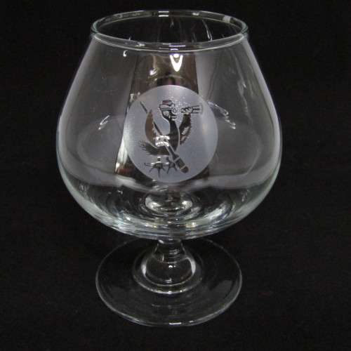 Set of 8 vintage SA Womans Auxiliary Naval Service (SWAN) cognac glasses - circa 1970`s