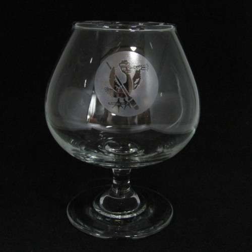 Set of 8 vintage SA Womans Auxiliary Naval Service (SWAN) cognac glasses - circa 1970`s