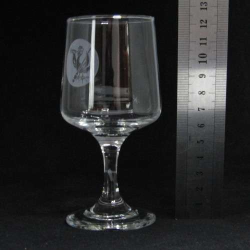 Set of 6 vintage SA Womans Auxiliary Naval Service (SWAN) sherry glasses - circa 1970`s - very rare