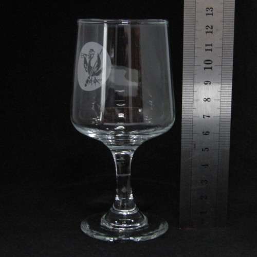 Set of 6 vintage SA Womans Auxiliary Naval Service (SWAN) sherry glasses - circa 1970`s - very rare