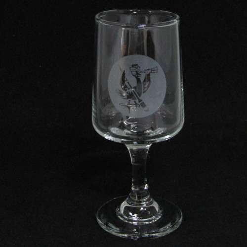 Set of 6 vintage SA Womans Auxiliary Naval Service (SWAN) liqueur glasses - circa 1970`s -  rare