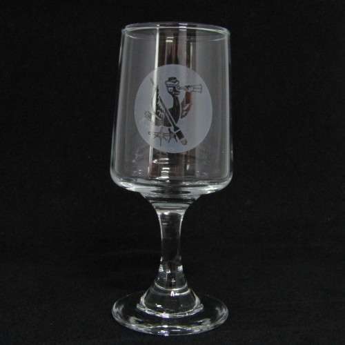 Set of 6 vintage SA Womans Auxiliary Naval Service (SWAN) liqueur glasses - circa 1970`s -  rare