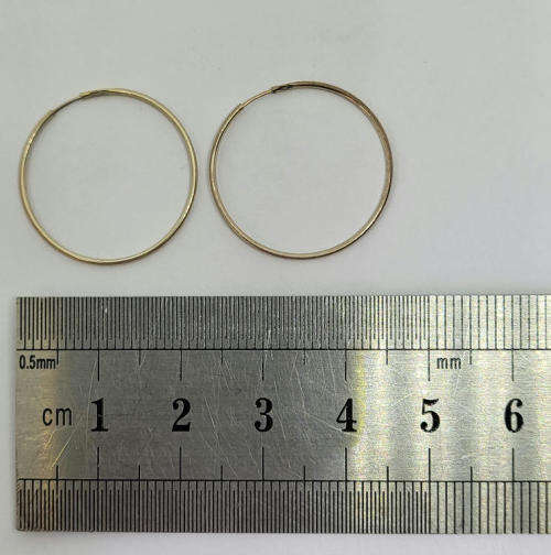 Sterling silver earrings - 1.5g