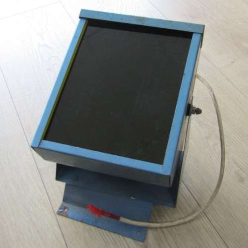 Vintage Kodak darkroom safe light with mounting