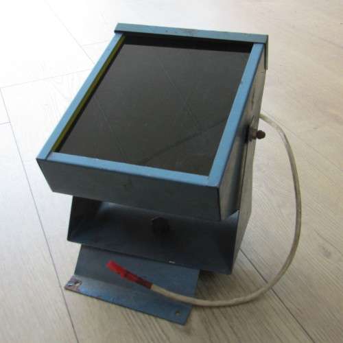 Vintage Kodak darkroom safe light with mounting
