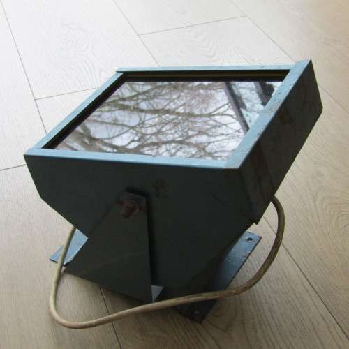 Vintage Kodak darkroom safe light with mounting