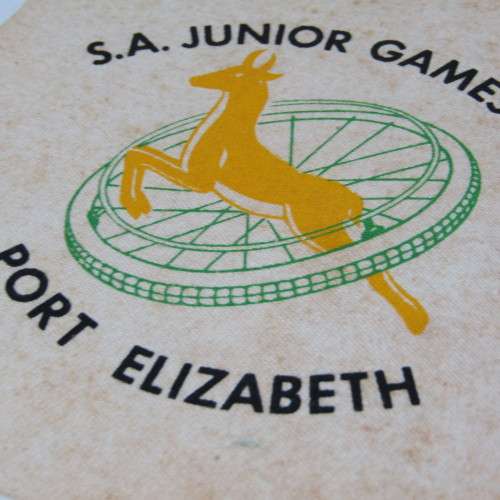 1971 SA Junior Games Port Elizabeth cloth badge
