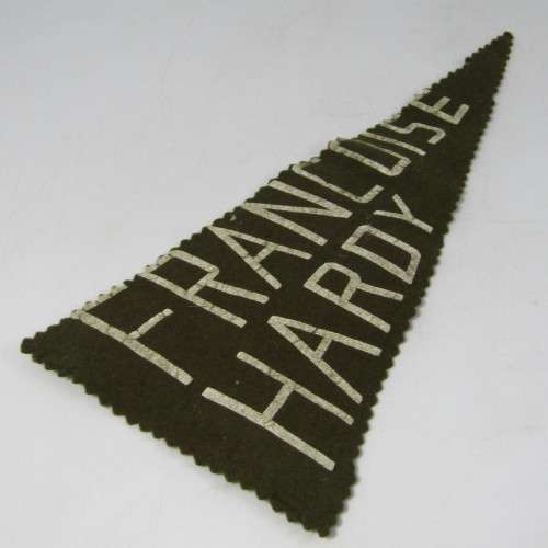 Vintage Francoise Hardy promotional flag