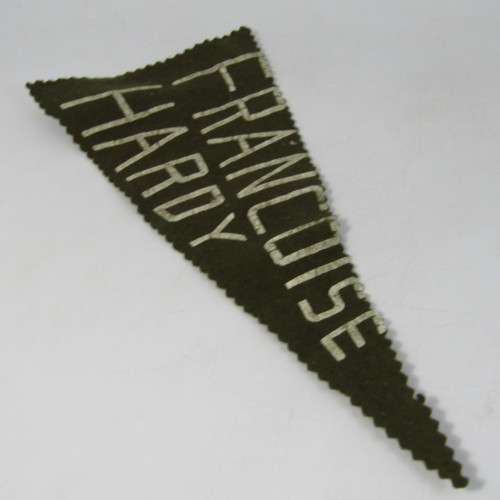 Vintage Francoise Hardy promotional flag