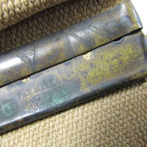 Mills and Orndorph double loop 100 cartridge belt - post 1894 - probably Spanish American war