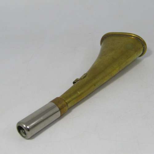 Vintage brass reed horn - working