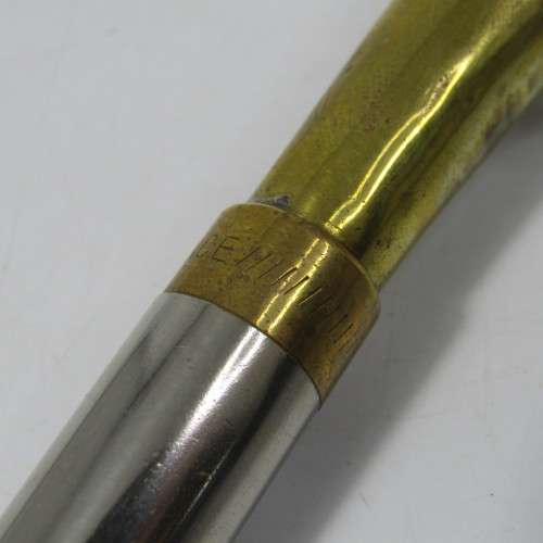 Vintage brass reed horn - working