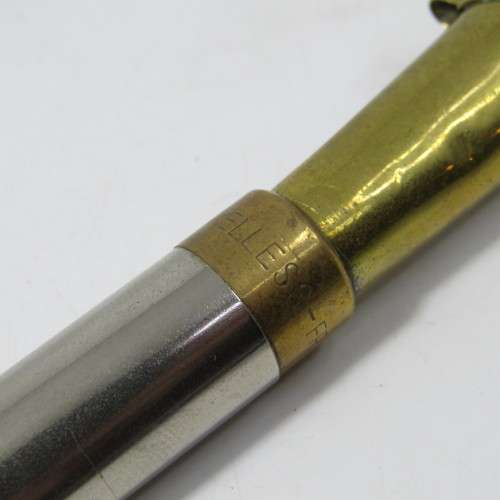 Vintage brass reed horn - working