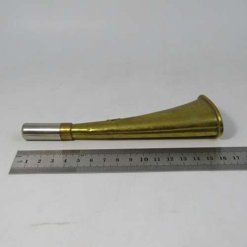 Vintage brass reed horn - working