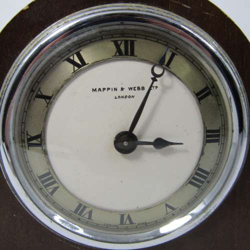 Vintage Mappin and Web mantel clock - working