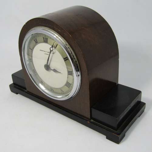 Vintage Mappin and Web mantel clock - working
