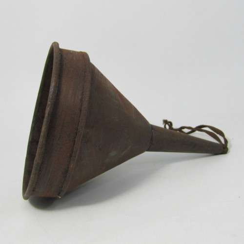 Vintage tinplate funnel
