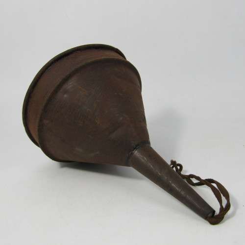 Vintage tinplate funnel