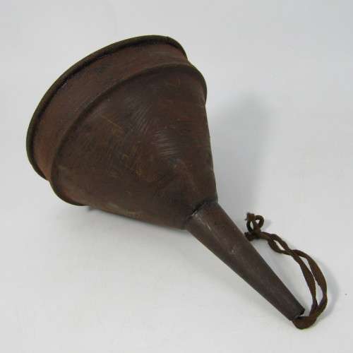 Vintage tinplate funnel