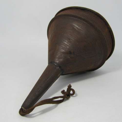 Vintage tinplate funnel