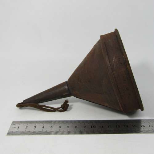 Vintage tinplate funnel