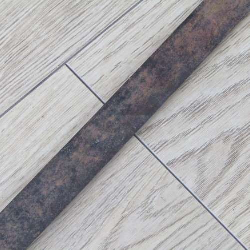 Antique Indonesian Luwuk sword with water buffalo horn handle - blade 67cm, total length 83cm