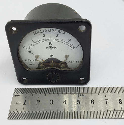 1940 WW2 period milliaperers meter K-AM - Moving coil