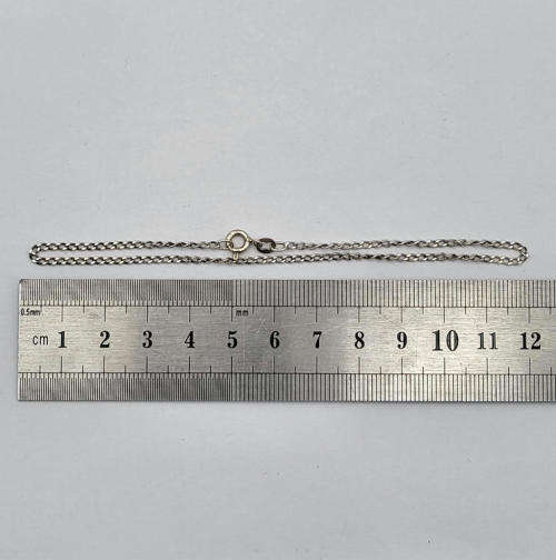 Lot of 2 silver bracelets - 22cm