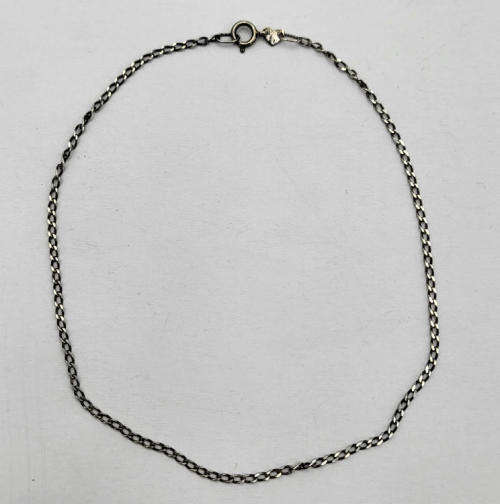 Lot of 2 silver bracelets - 22cm