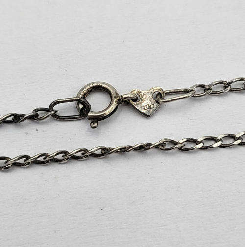 Lot of 2 silver bracelets - 22cm