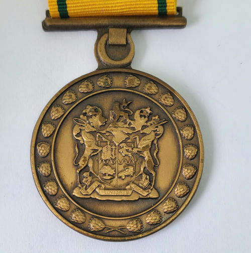 SA Prison service Bronze faithful service medal
