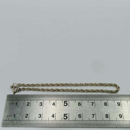 925 Silver bracelet 18cm - weighs 2g