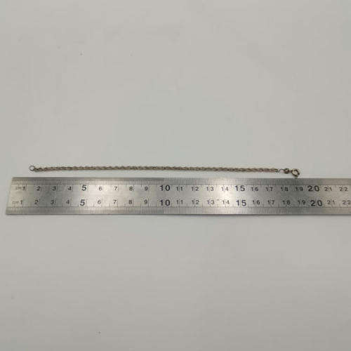 925 Silver bracelet 18cm - weighs 2g