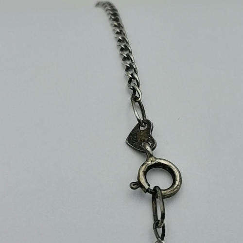 Lot of 2 sterling silver bracelets 23cm  - weighs 3.3g