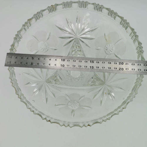 Vintage glass fruit bowl
