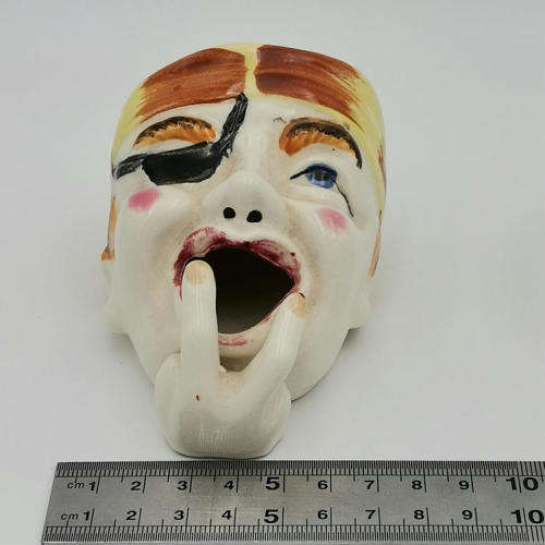 Crown Fine ceramic pirate ashtray