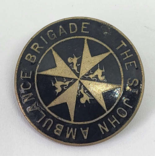 Lot of 3 St. John Ambulance Association medallions and badges