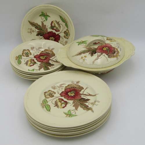 Clarice Cliff Royal Staffordshire Georgian Spray part set